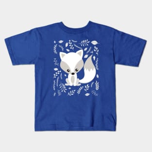 FOX AND LEAVES Kids T-Shirt